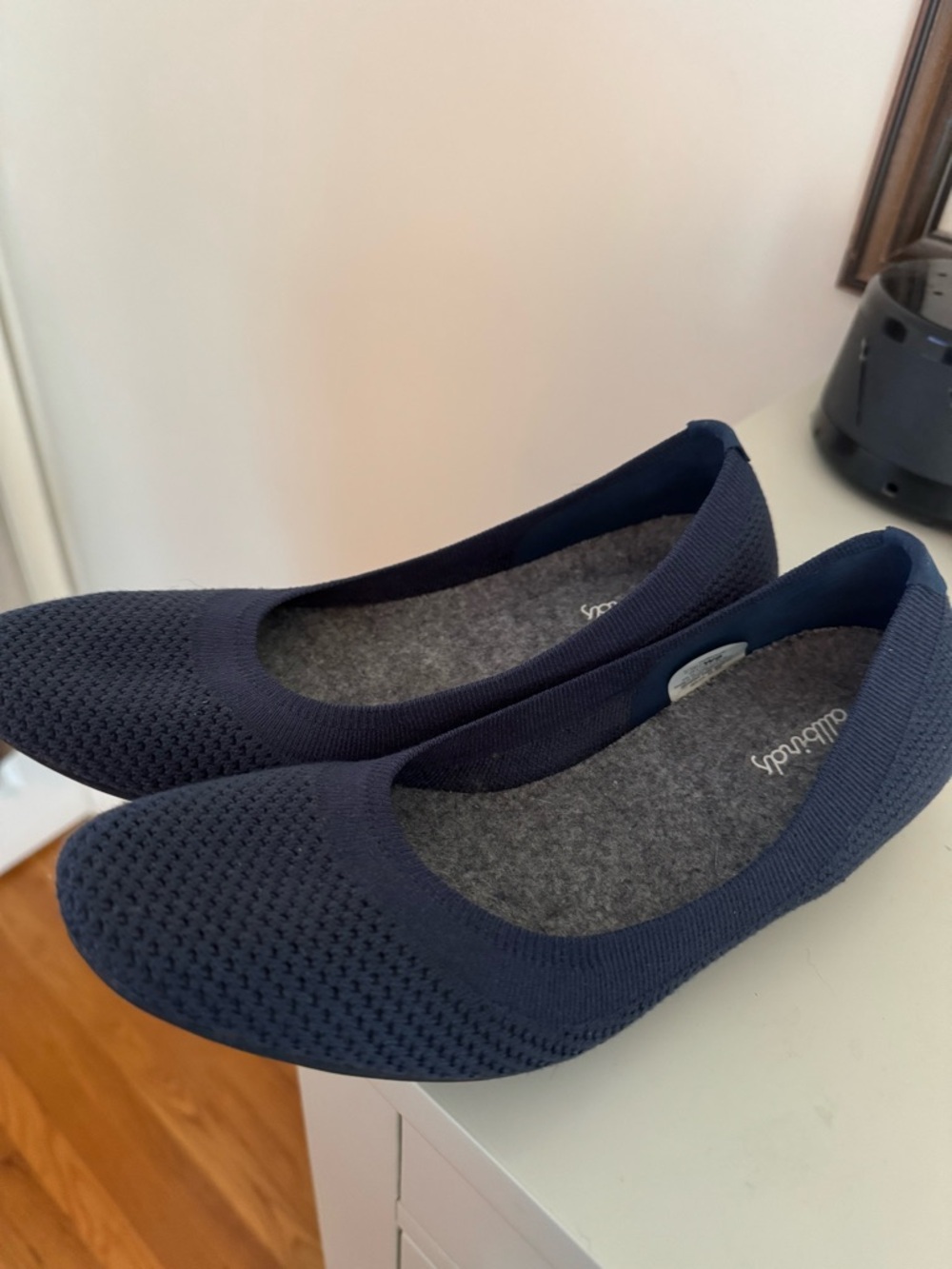 Allbirds Tree Breezers Flats- Navy- Size 8